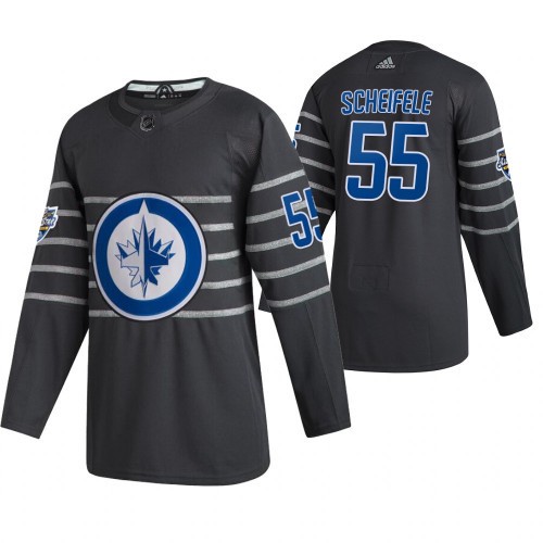 Herren Winnipeg Jets Eishockey Trikot Mark Scheifele 55 Grau 2020 All Star